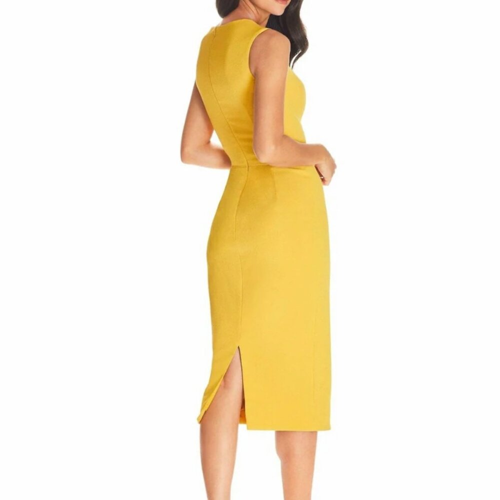 Dress The Population Elle Dress Marigold Sz XS NWT - Picture 2 of 16